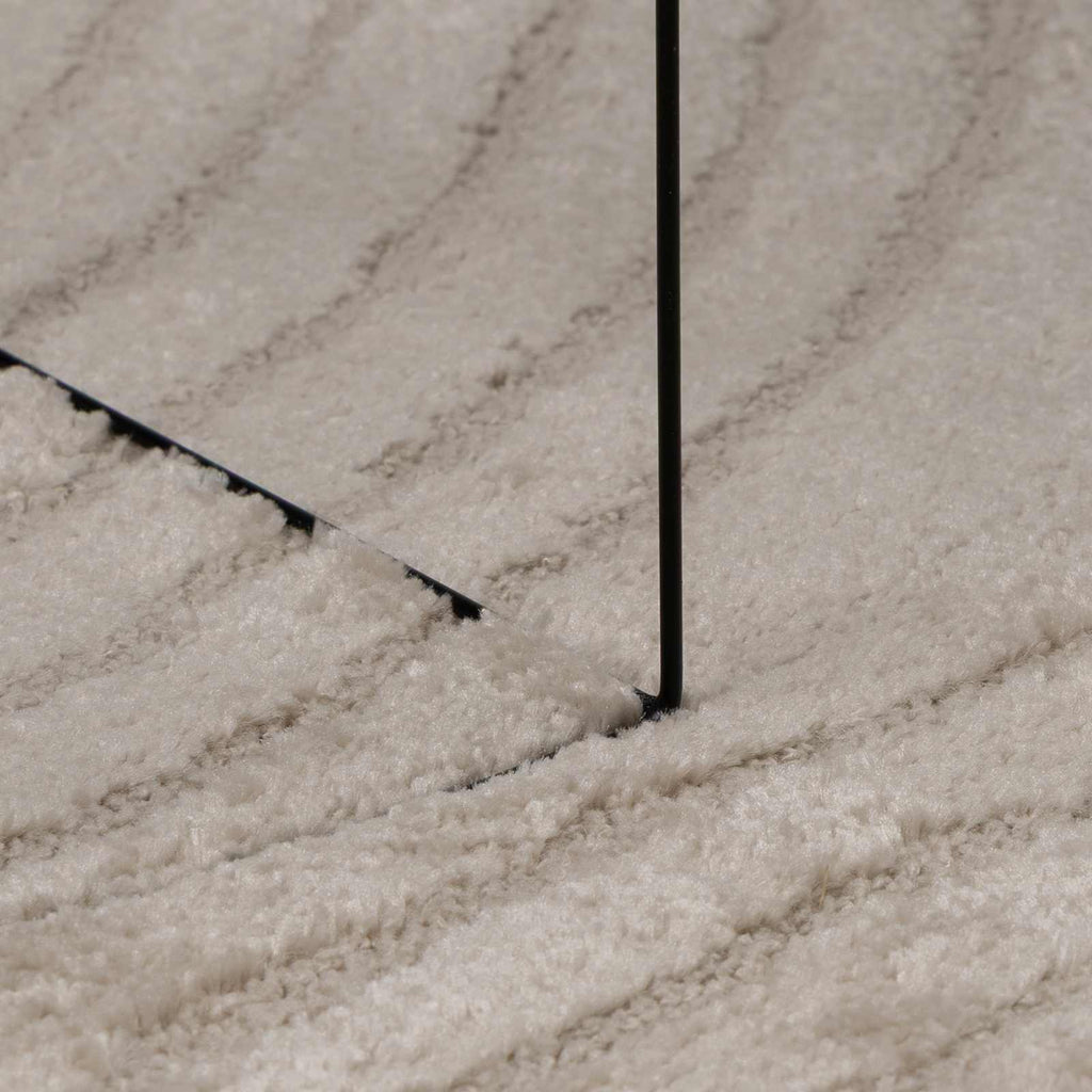 Bereichsteppiche Quadratisch GALATI Beige 200 x 200 cm