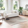 Bereichsteppiche Quadratisch GALATI Beige 240 x 240 cm