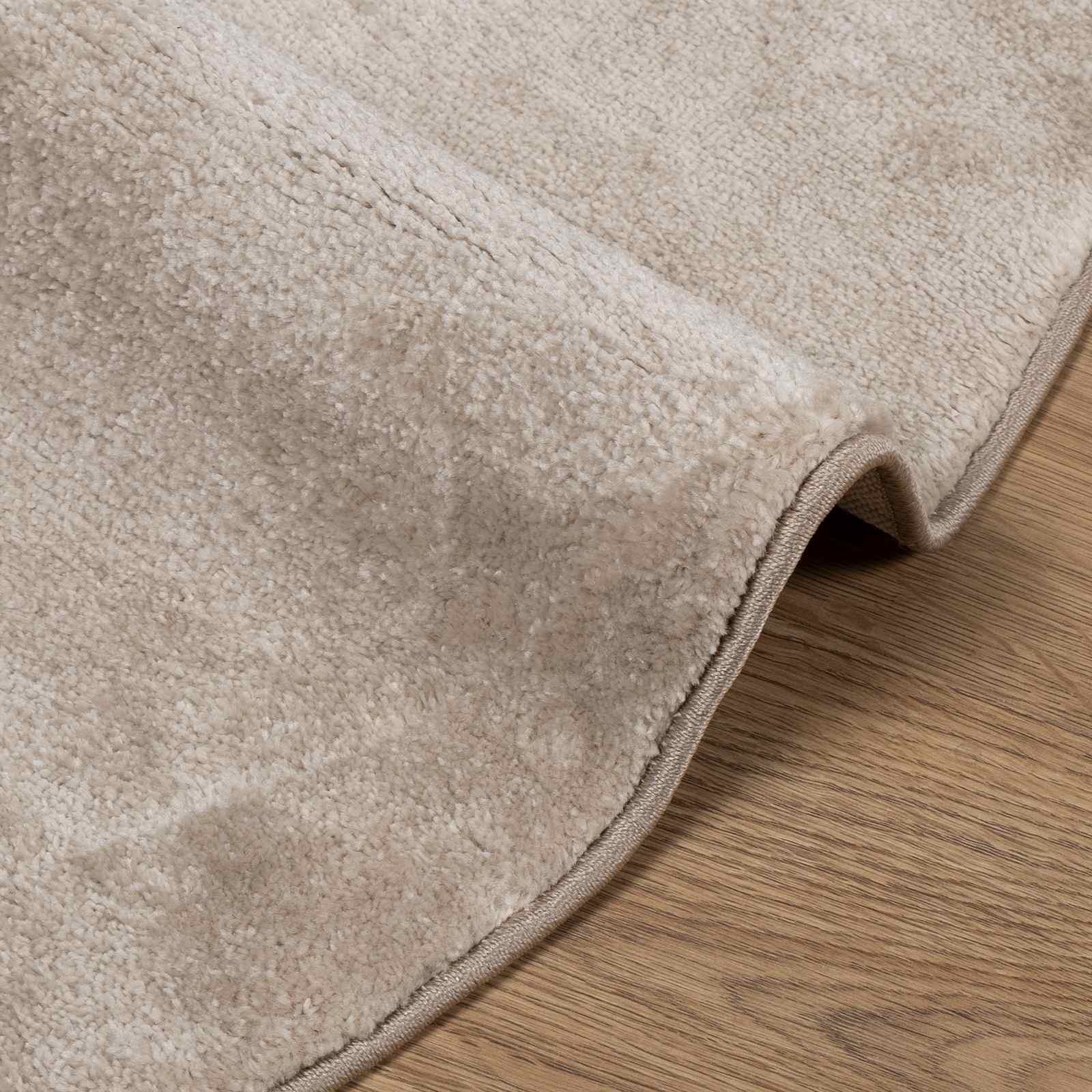 Bereichsteppiche Rund GALATI Beige Ø 200 CM Polyester