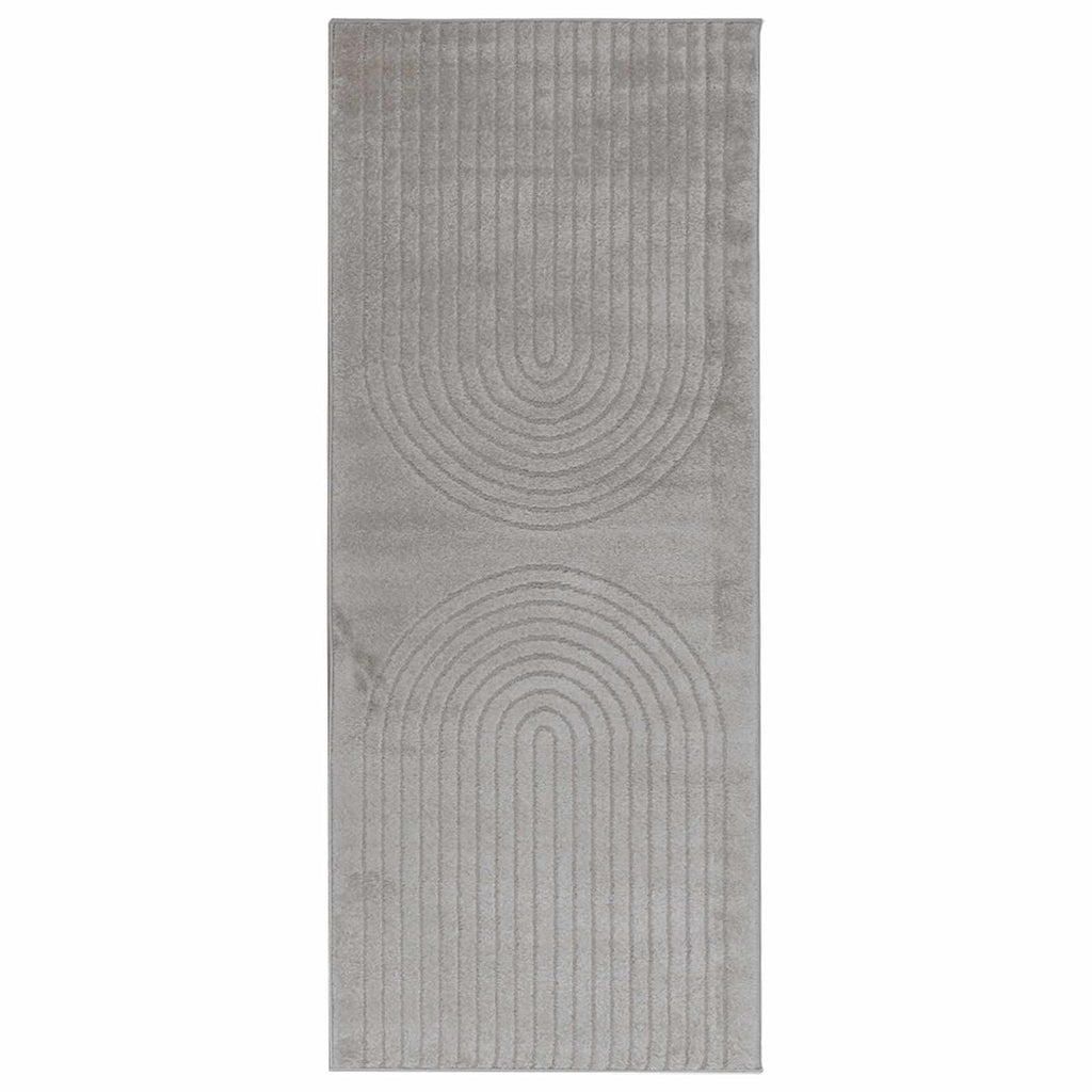Bereichsteppiche Rechtwinklig GALATI Grau 200 x 80 cm Polyester