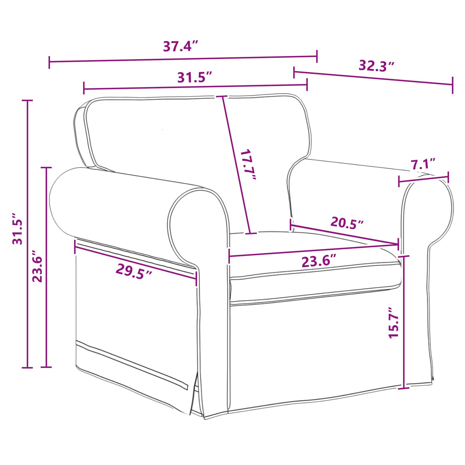 Sofa Set 2 pcs Dunkelgrau 155 x 82 x 80 cm Stoff