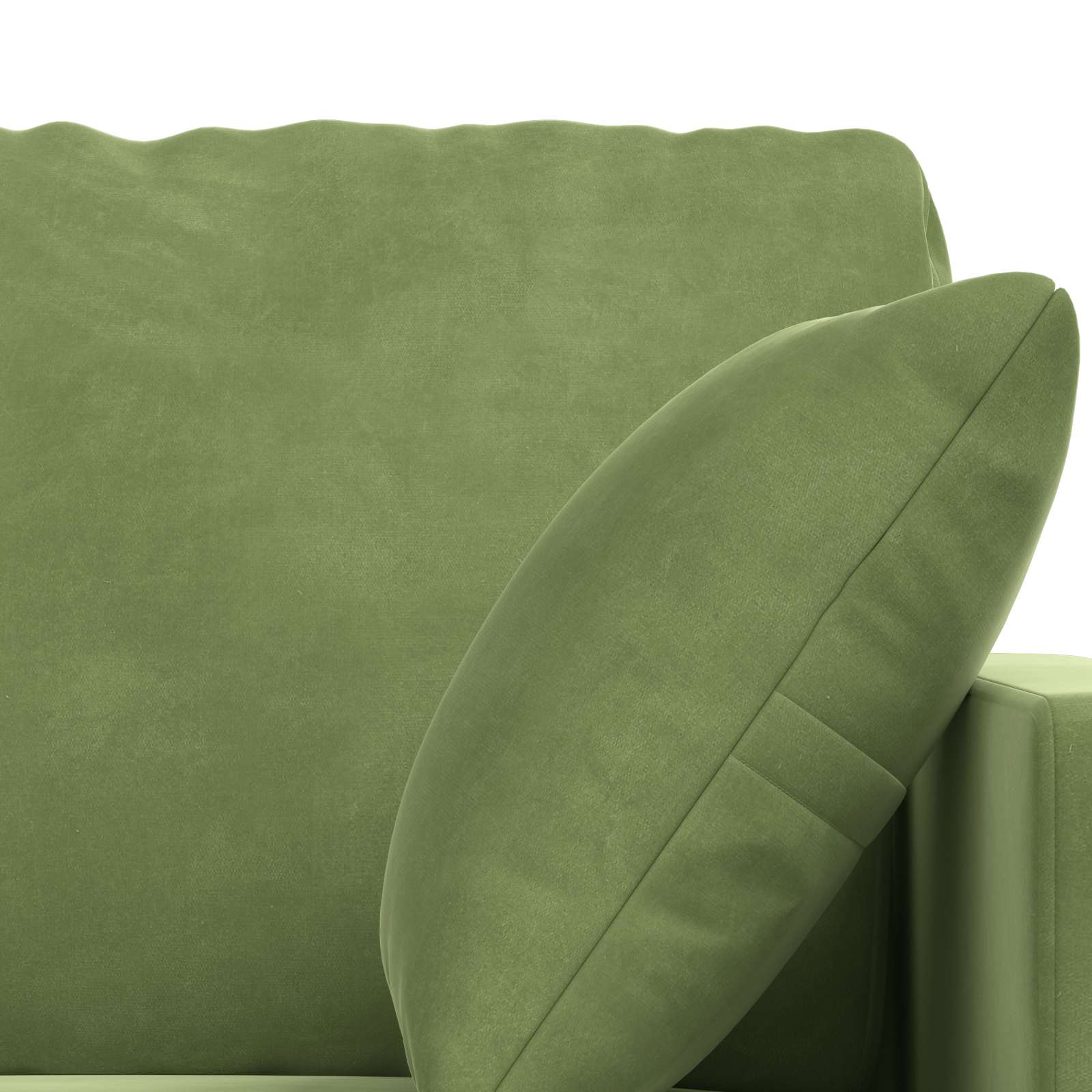 Sofa Set 2 pcs Hellgrün 138 x 78 x 80 cm Samt