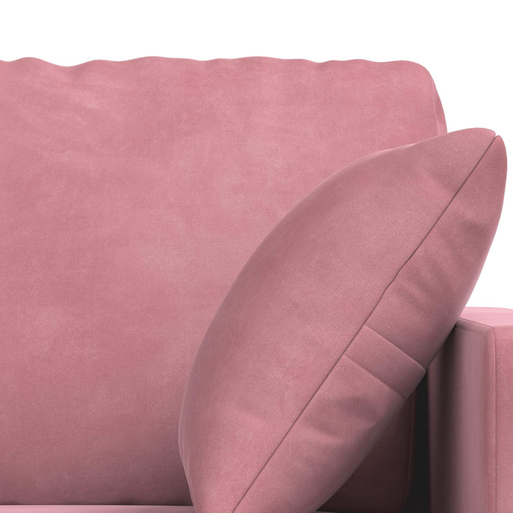 Sofa Set 2 pcs Rosa 138 x 78 x 80 cm Samt