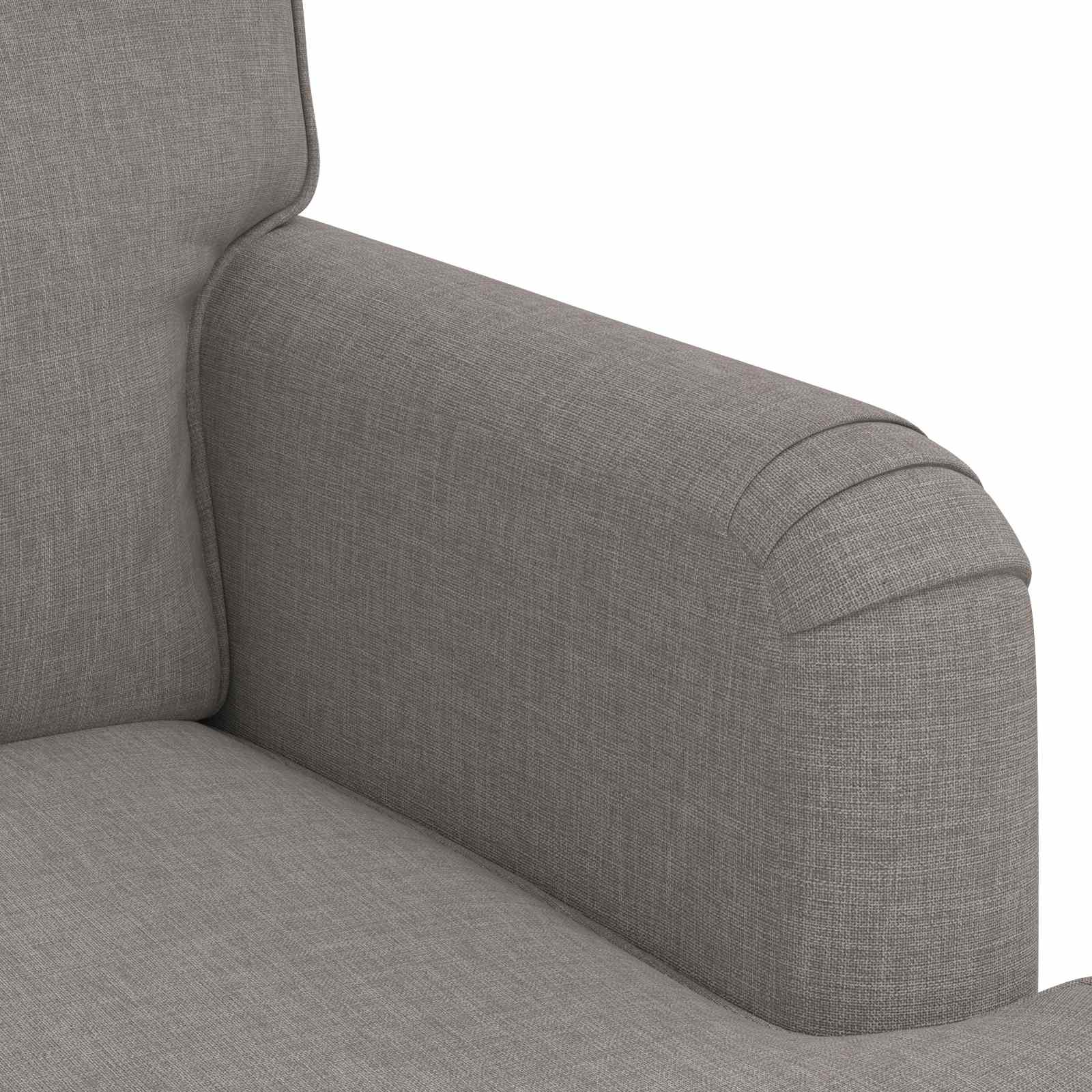 Sofa Set 2 pcs Taupe 144 x 80 x 85 cm Stoff