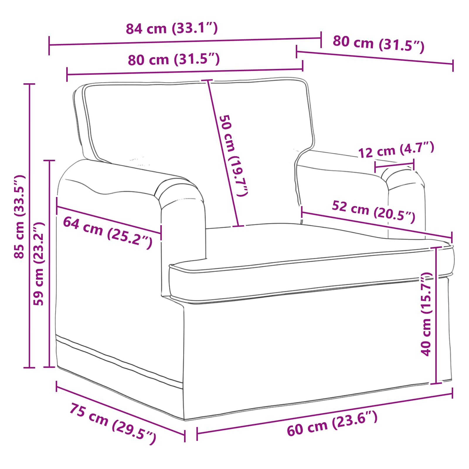 Sofa Set 2 pcs Blau 144 x 80 x 85 cm Stoff