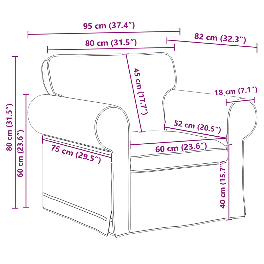Sofa Set 2 pcs Dunkelgrau 175 x 82 x 80 cm Stoff