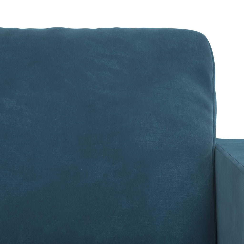 Sofa Set 2 pcs Blau 158 x 78 x 80 cm Samt