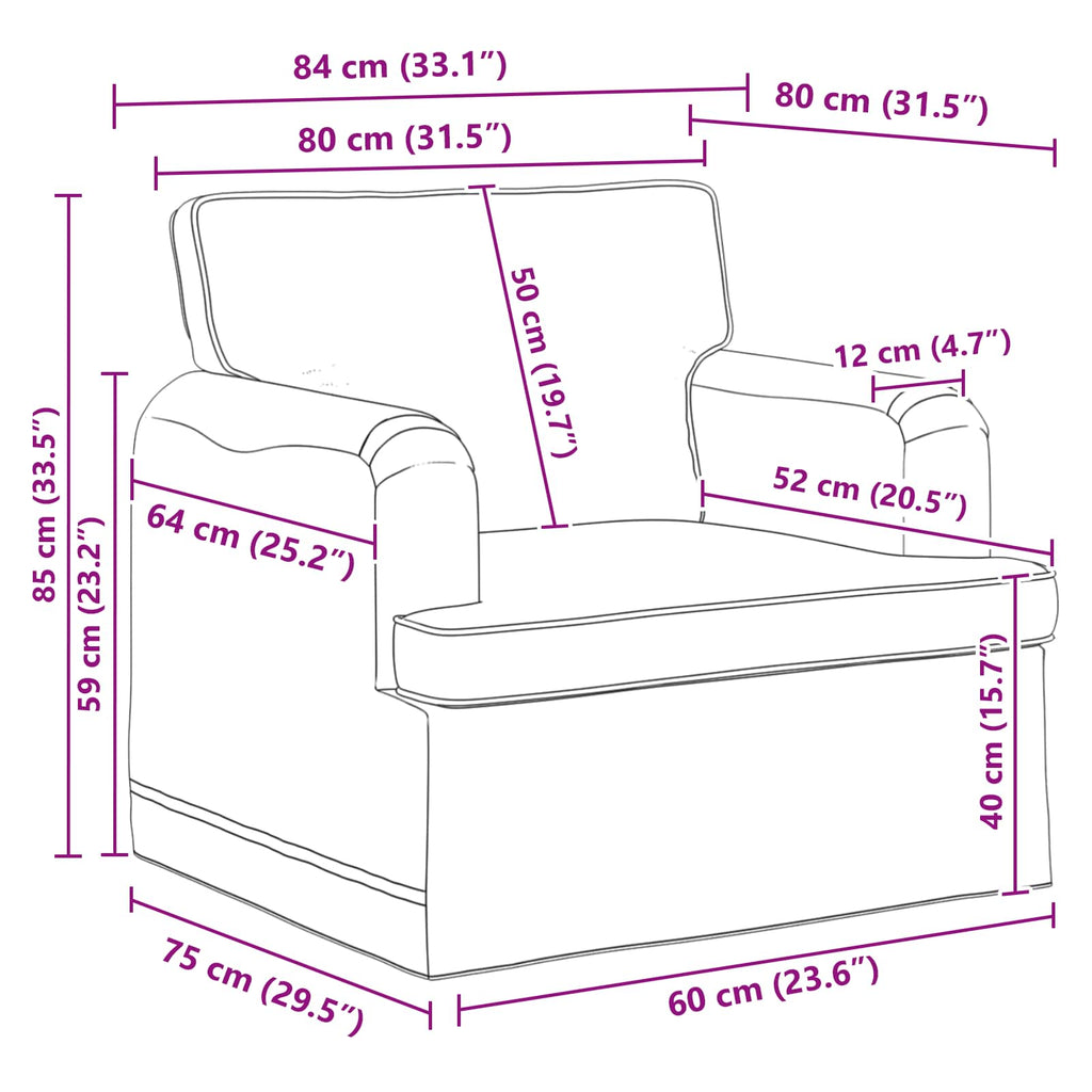Sofa Set 2 pcs Blau 162 x 80 x 85 cm Stoff