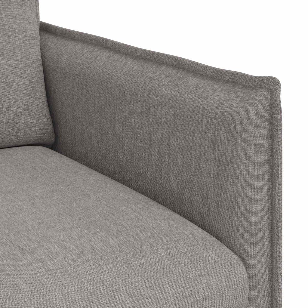 Sofa Set 2 pcs Taupe 156 x 82 x 85 cm Stoff