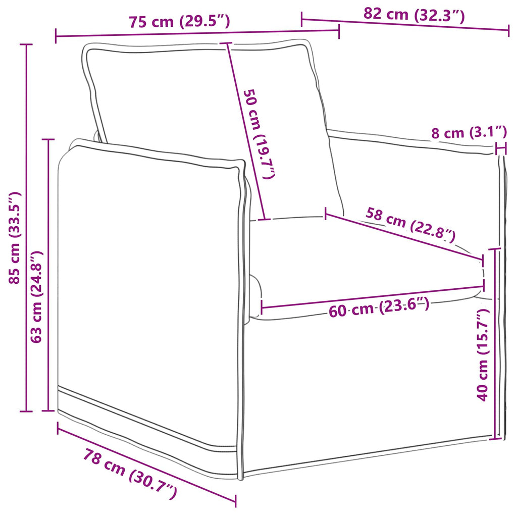 Sofa Set 2 pcs Creme 156 x 82 x 85 cm Stoff