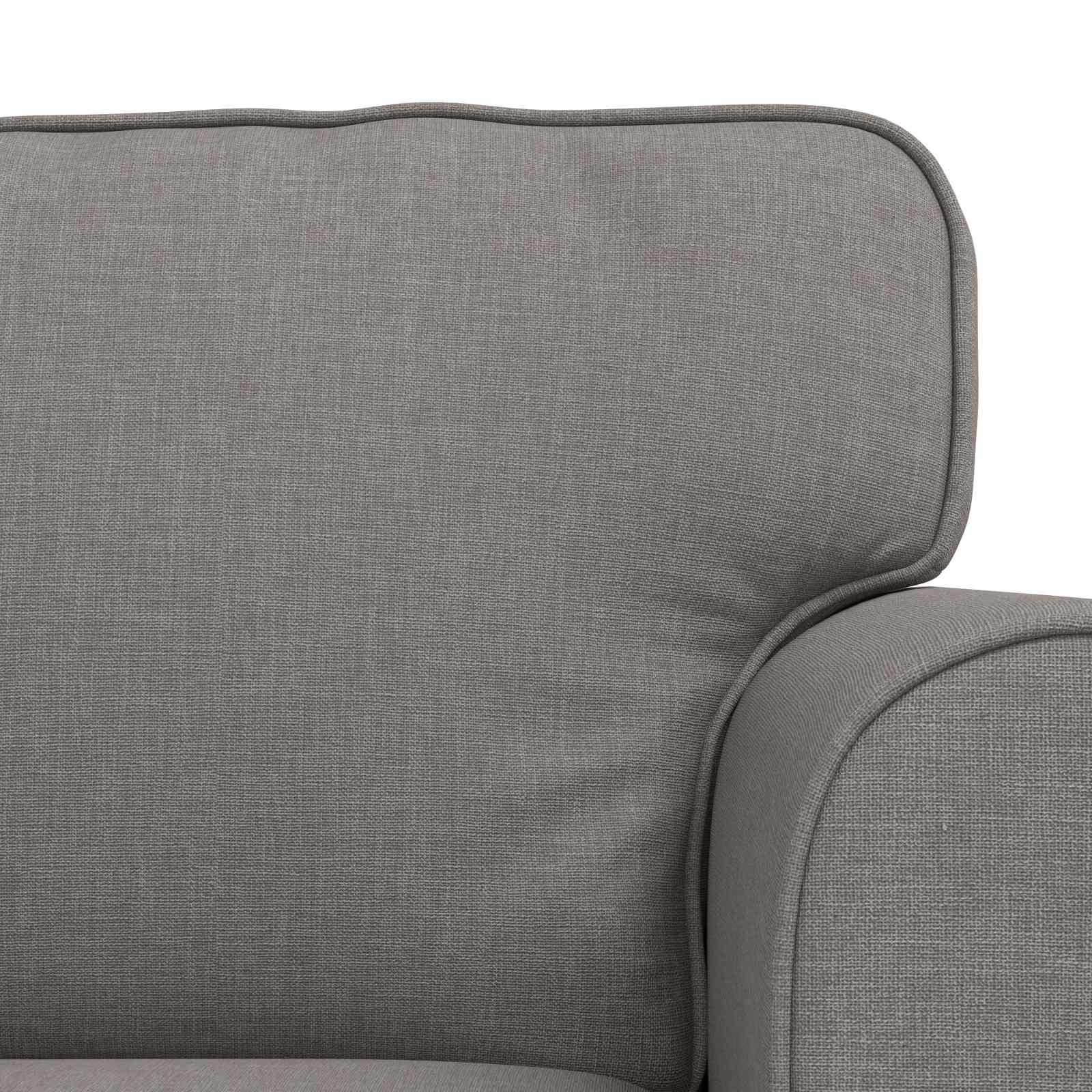 Sofa Set 2 pcs Taupe 215 x 82 x 80 cm Stoff