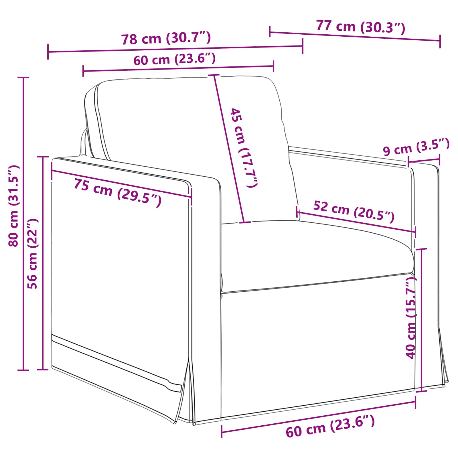 Sofa Set 2 pcs Schwarz 198 x 78 x 80 cm Samt