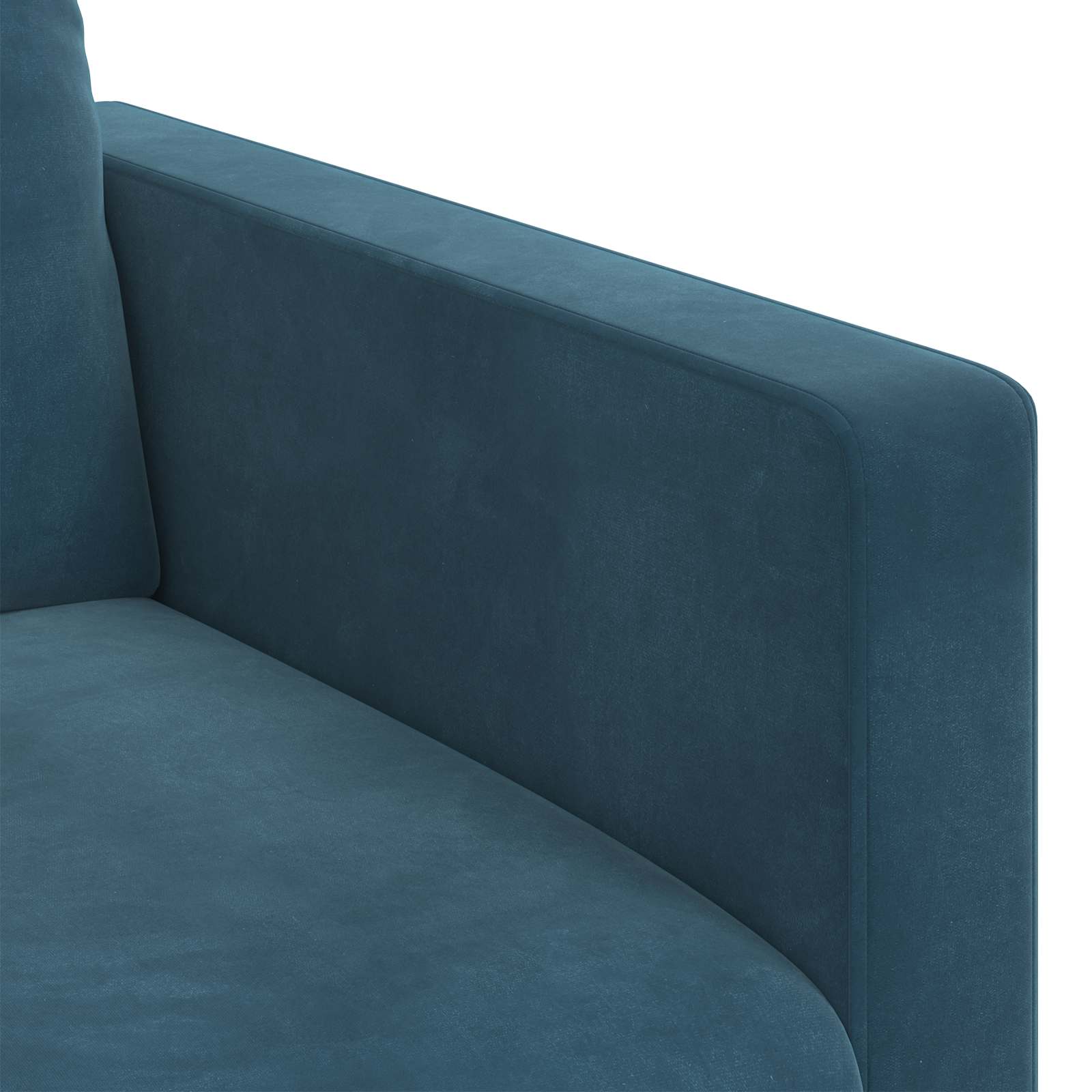 Sofa Set 2 pcs Blau 198 x 78 x 80 cm Samt