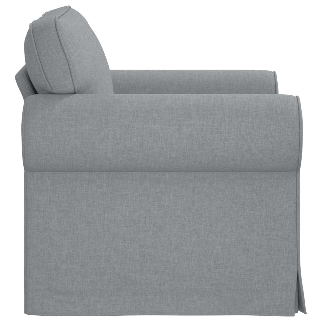 Sofa Hellgrau 95 x 82 x 80 cm Stoff