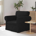 Sofa Schwarz 95 x 82 x 80 cm Stoff