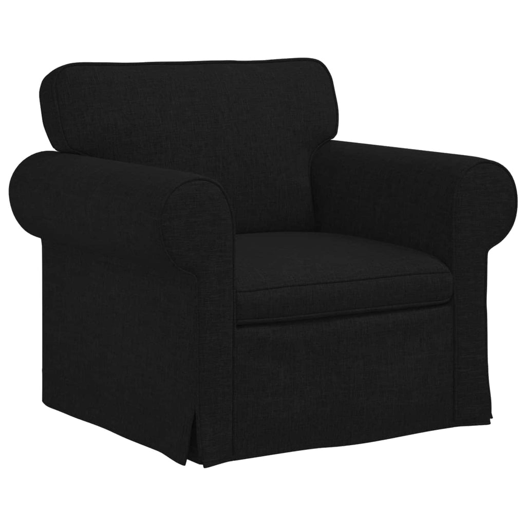 Sofa Schwarz 95 x 82 x 80 cm Stoff