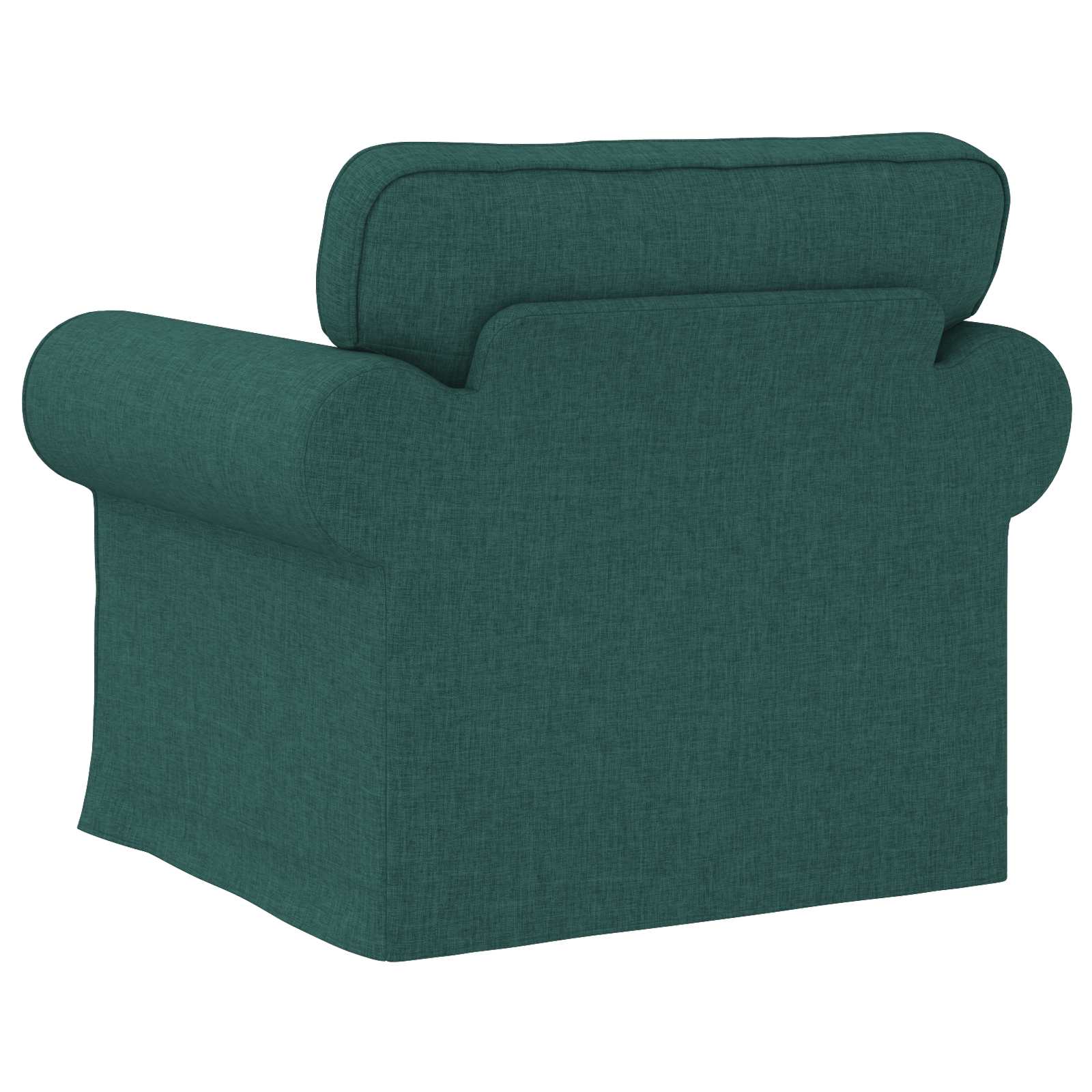 Sofa Dunkelgrün 95 x 82 x 80 cm Stoff