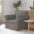 Sofa Taupe 95 x 82 x 80 cm Stoff