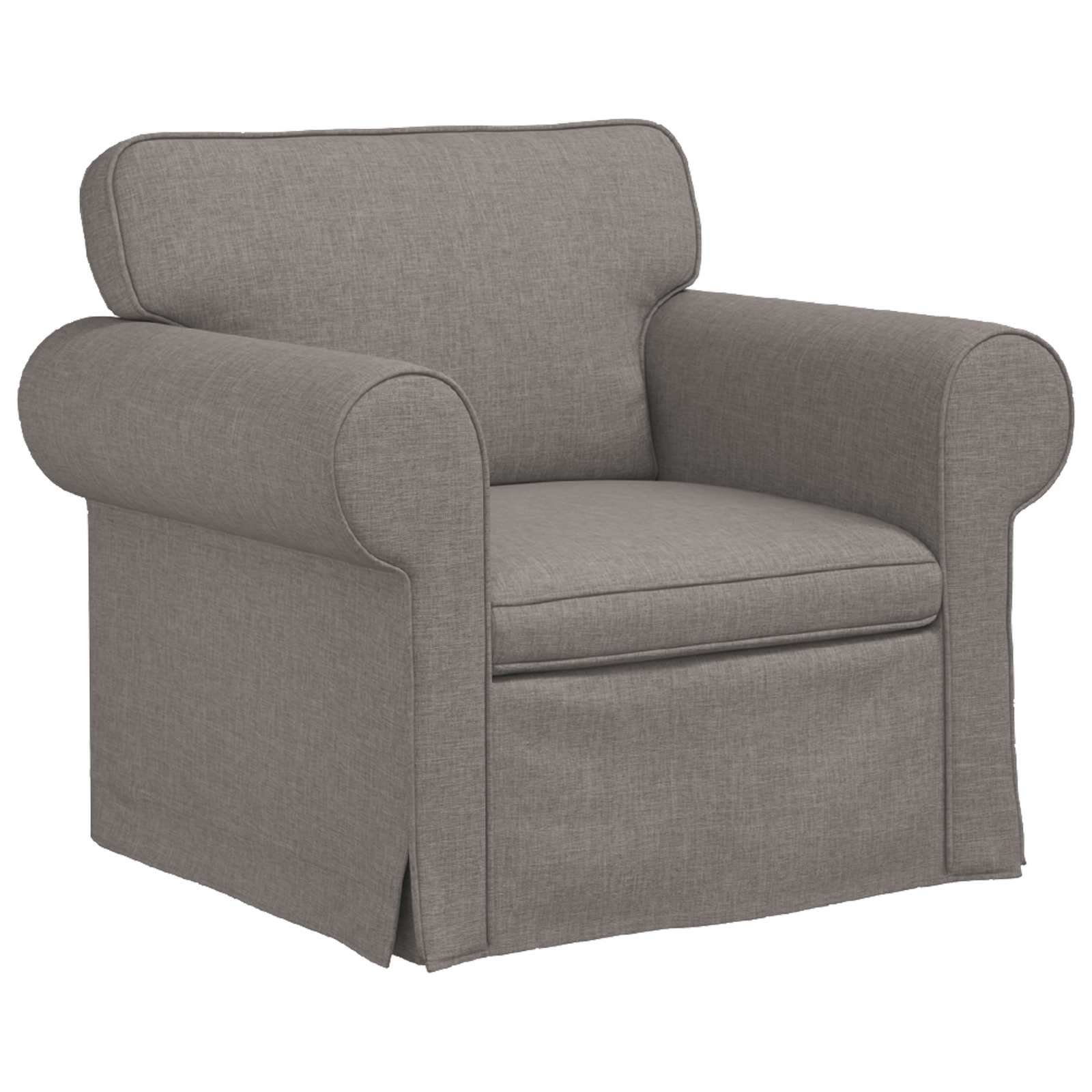 Sofa Taupe 95 x 82 x 80 cm Stoff