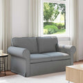 Sofa Hellgrau 155 x 82 x 80 cm Stoff