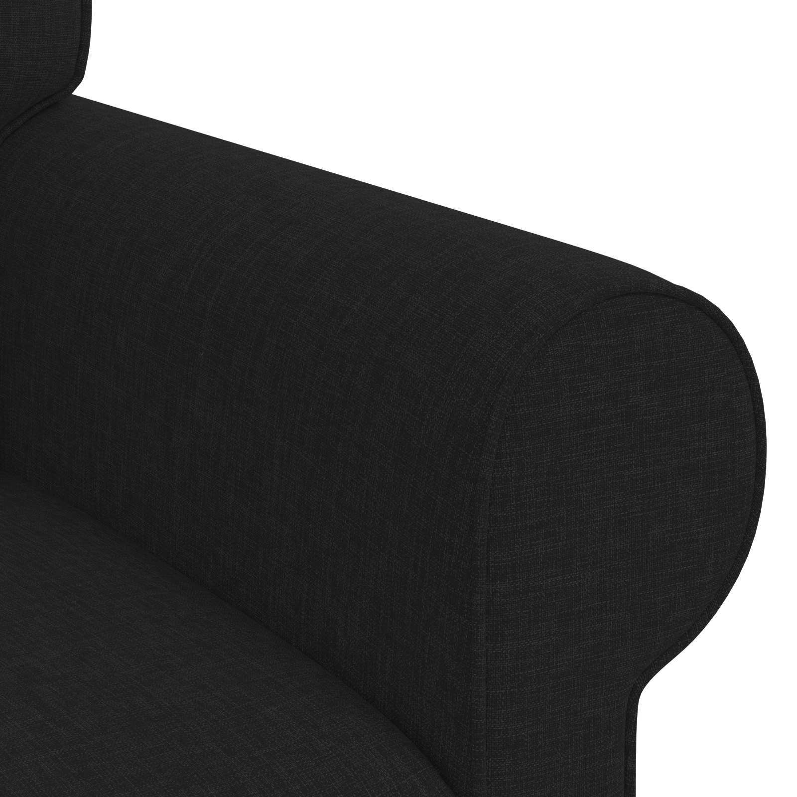Sofa Schwarz 155 x 82 x 80 cm Stoff
