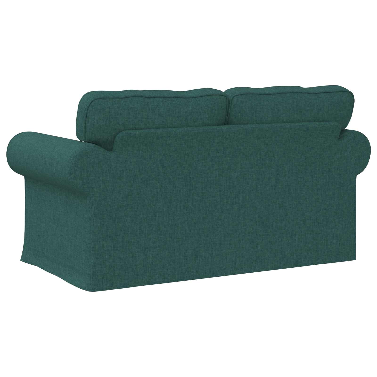 Sofa Dunkelgrün 155 x 82 x 80 cm Stoff