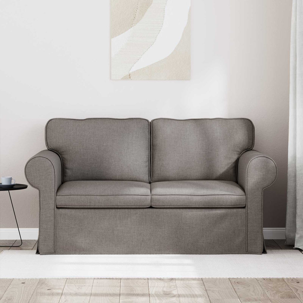 Sofa Taupe 155 x 82 x 80 cm Stoff