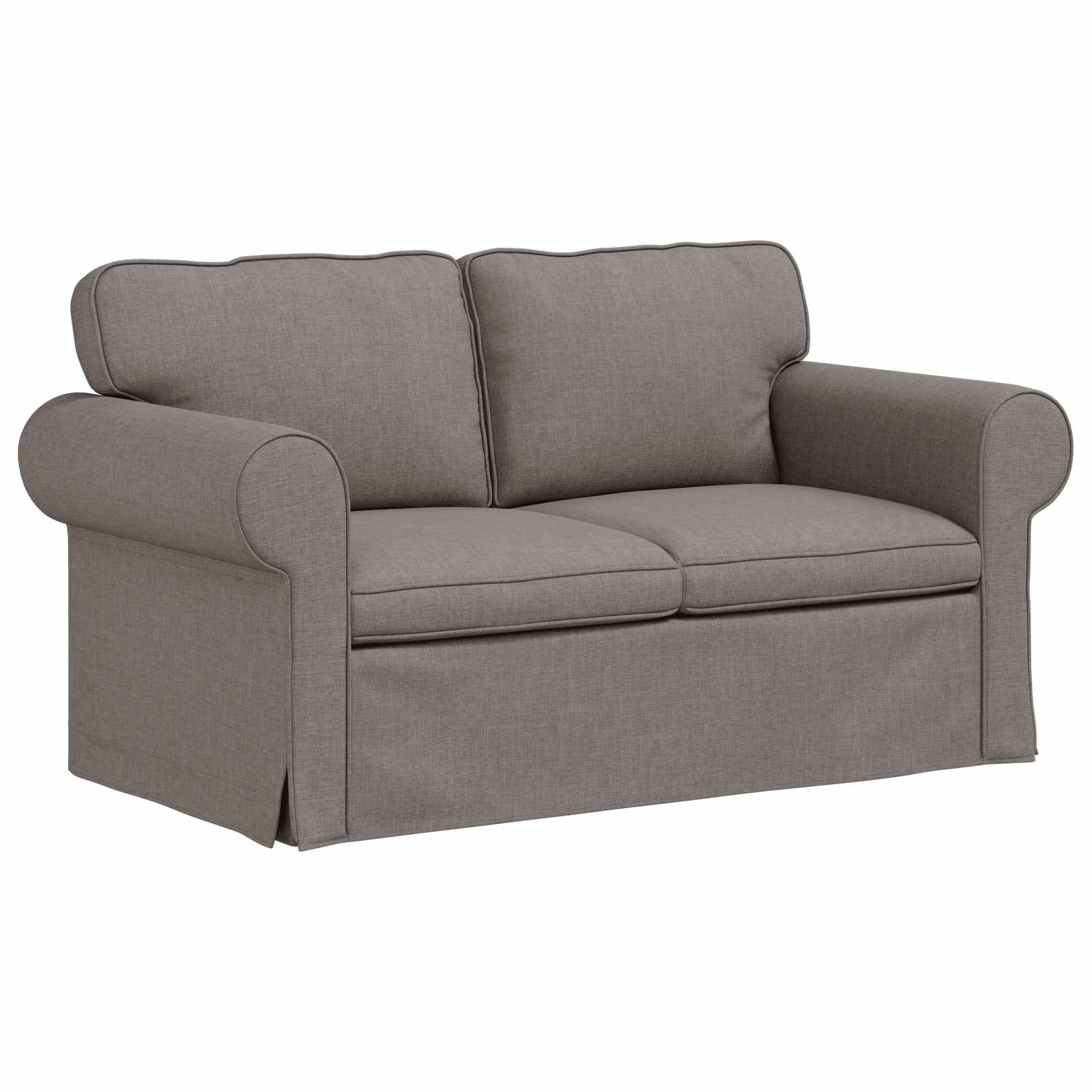 Sofa Taupe 155 x 82 x 80 cm Stoff