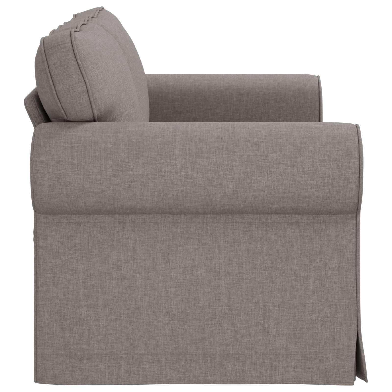Sofa Taupe 155 x 82 x 80 cm Stoff