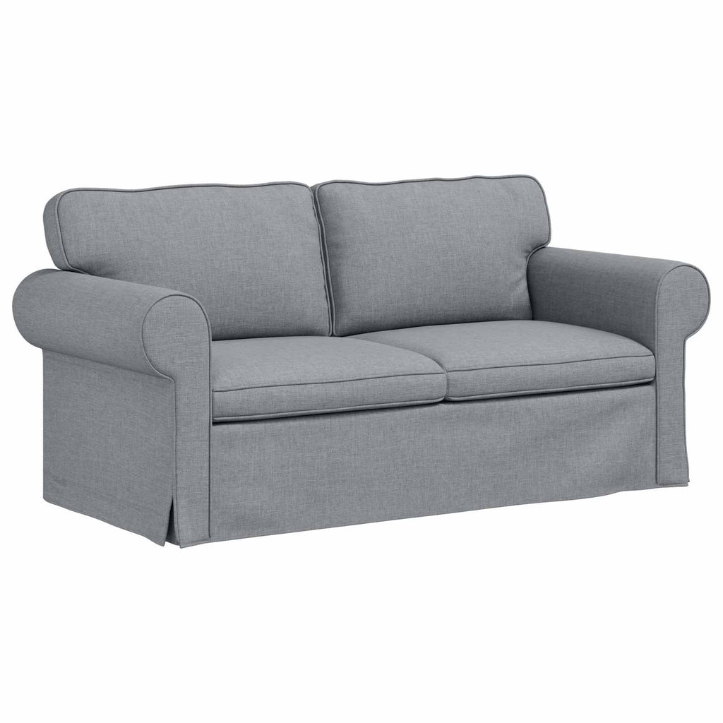 Sofa Hellgrau 175 x 82 x 80 cm Stoff