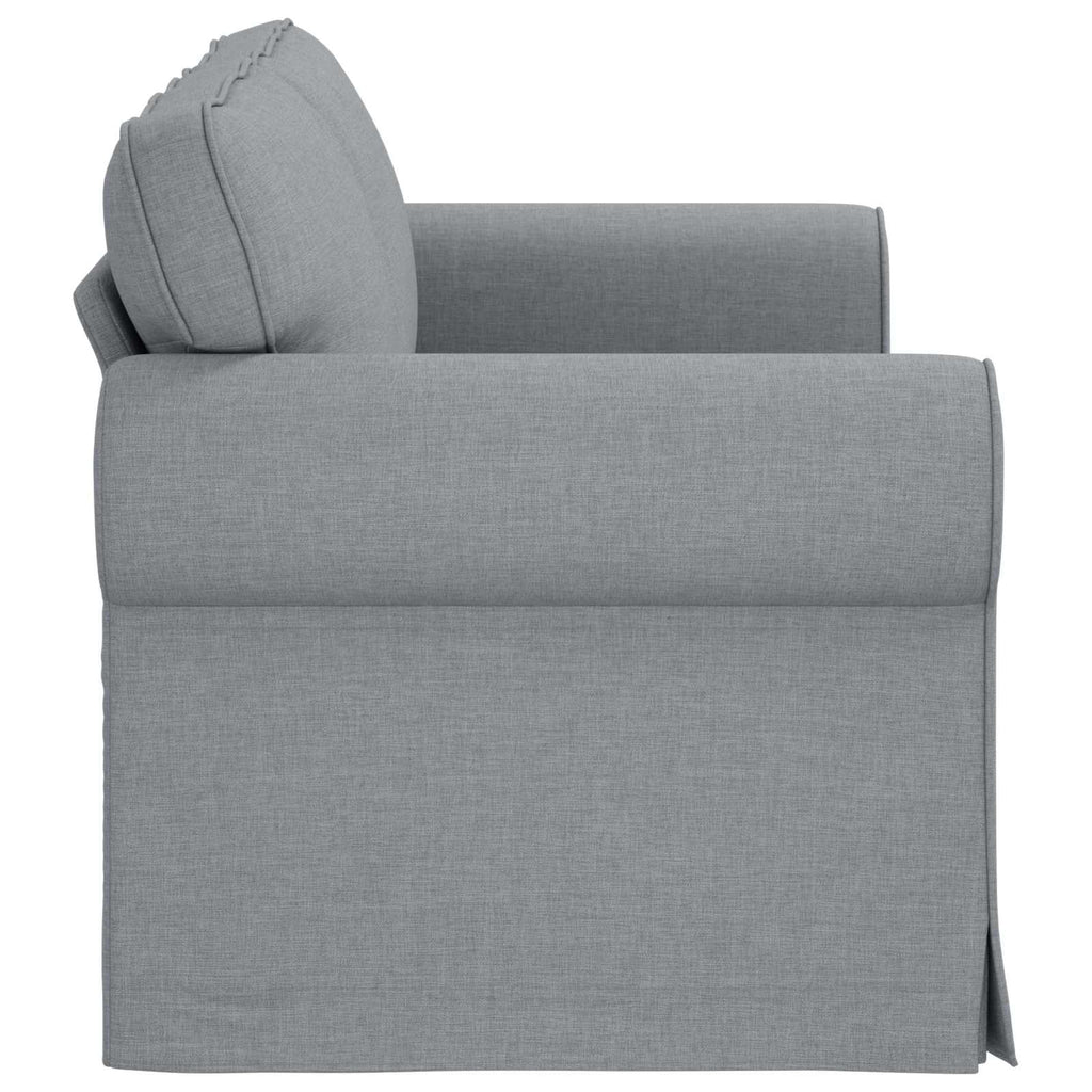 Sofa Hellgrau 175 x 82 x 80 cm Stoff