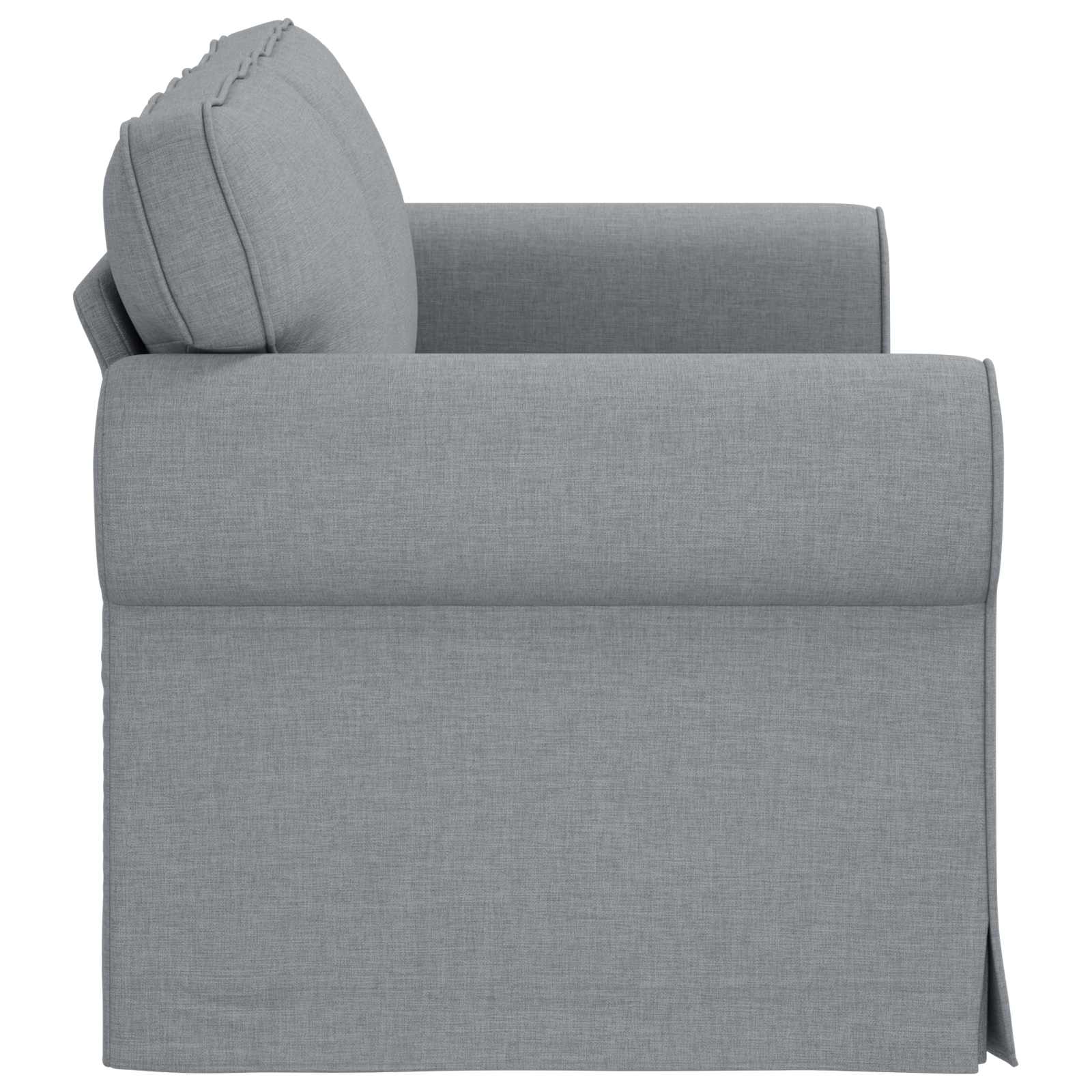 Sofa Hellgrau 175 x 82 x 80 cm Stoff