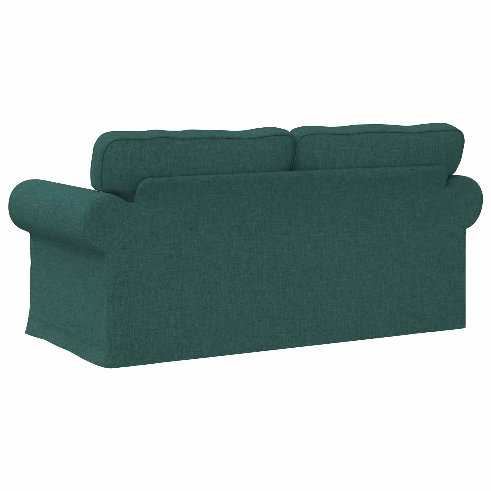 Sofa Dunkelgrün 175 x 82 x 80 cm Stoff