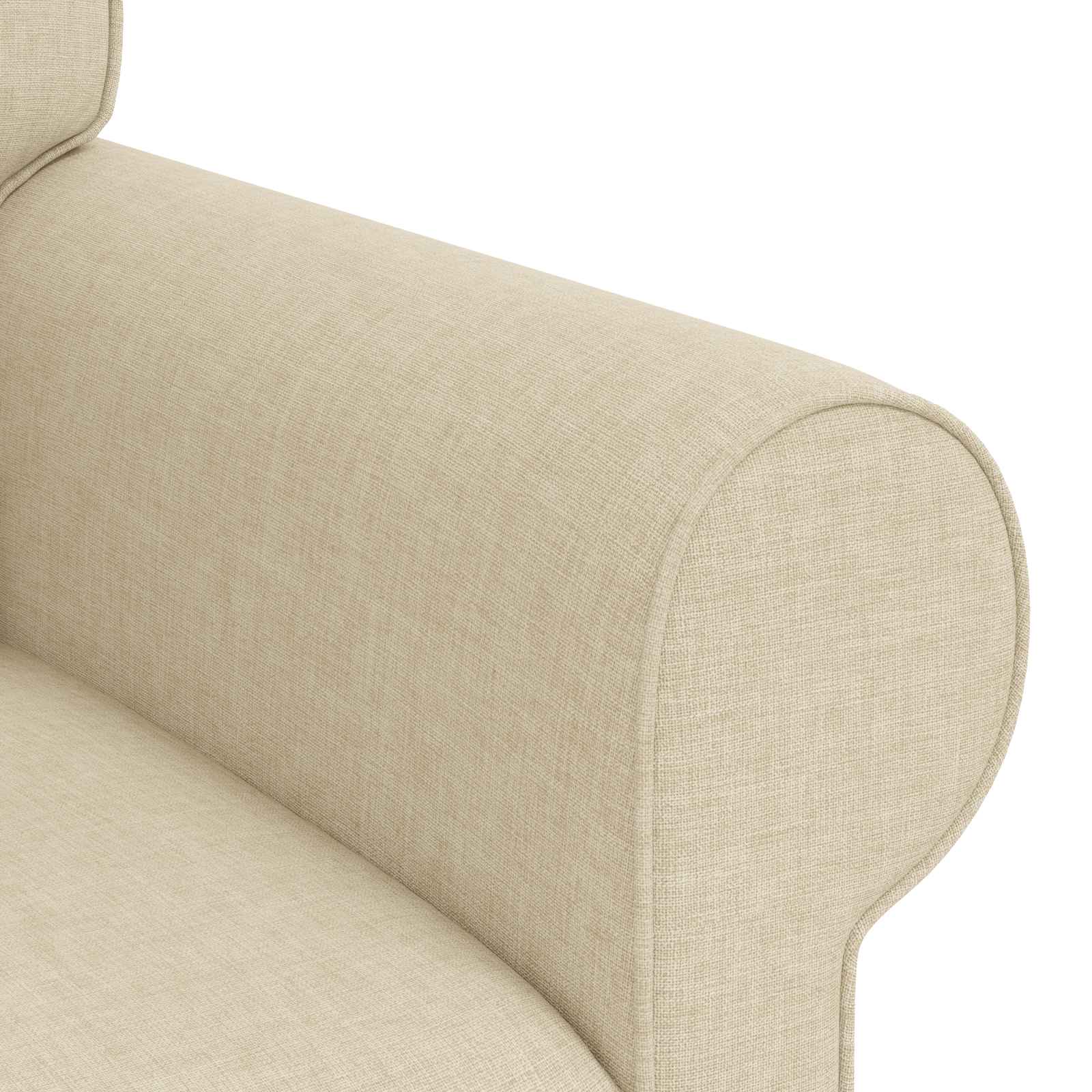 Sofa Creme 175 x 82 x 80 cm Stoff