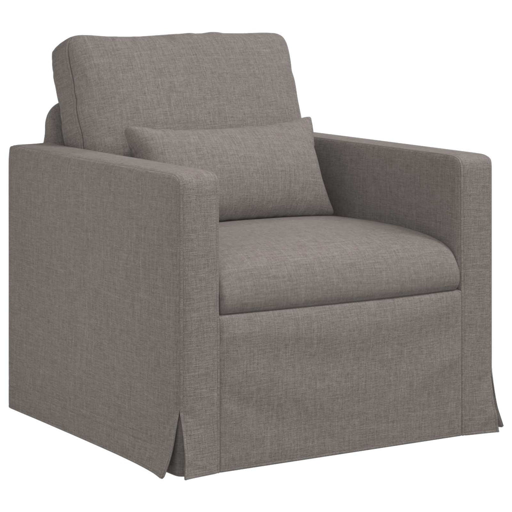 Sofa Taupe 78 x 78 x 80 cm Stoff