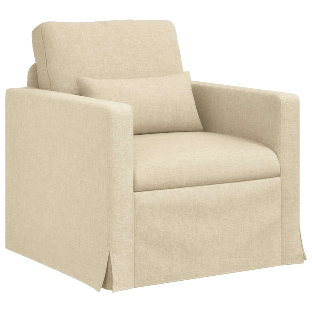Sofa Creme 78 x 78 x 80 cm Stoff