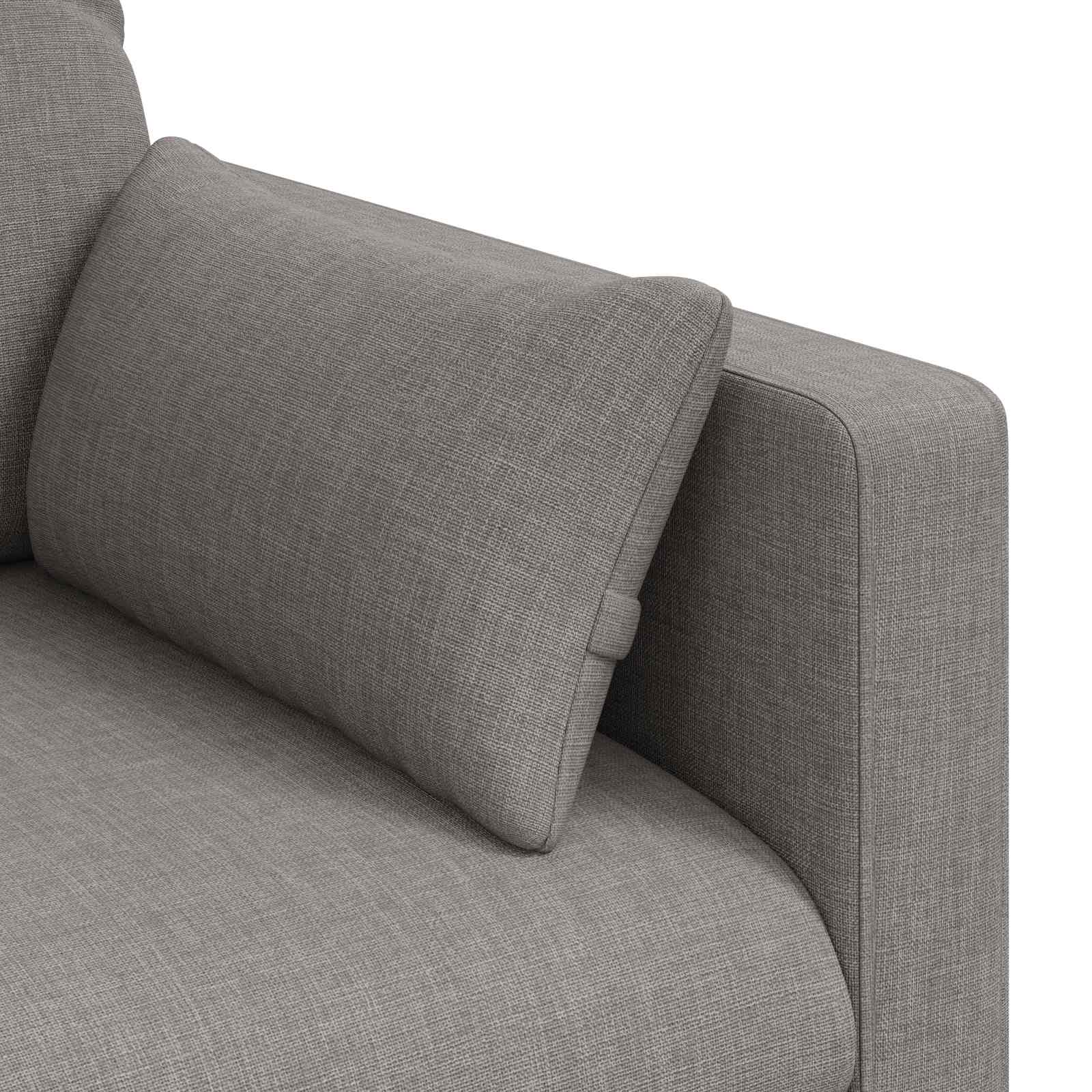 Sofa Taupe 139 x 78 x 80 cm Stoff