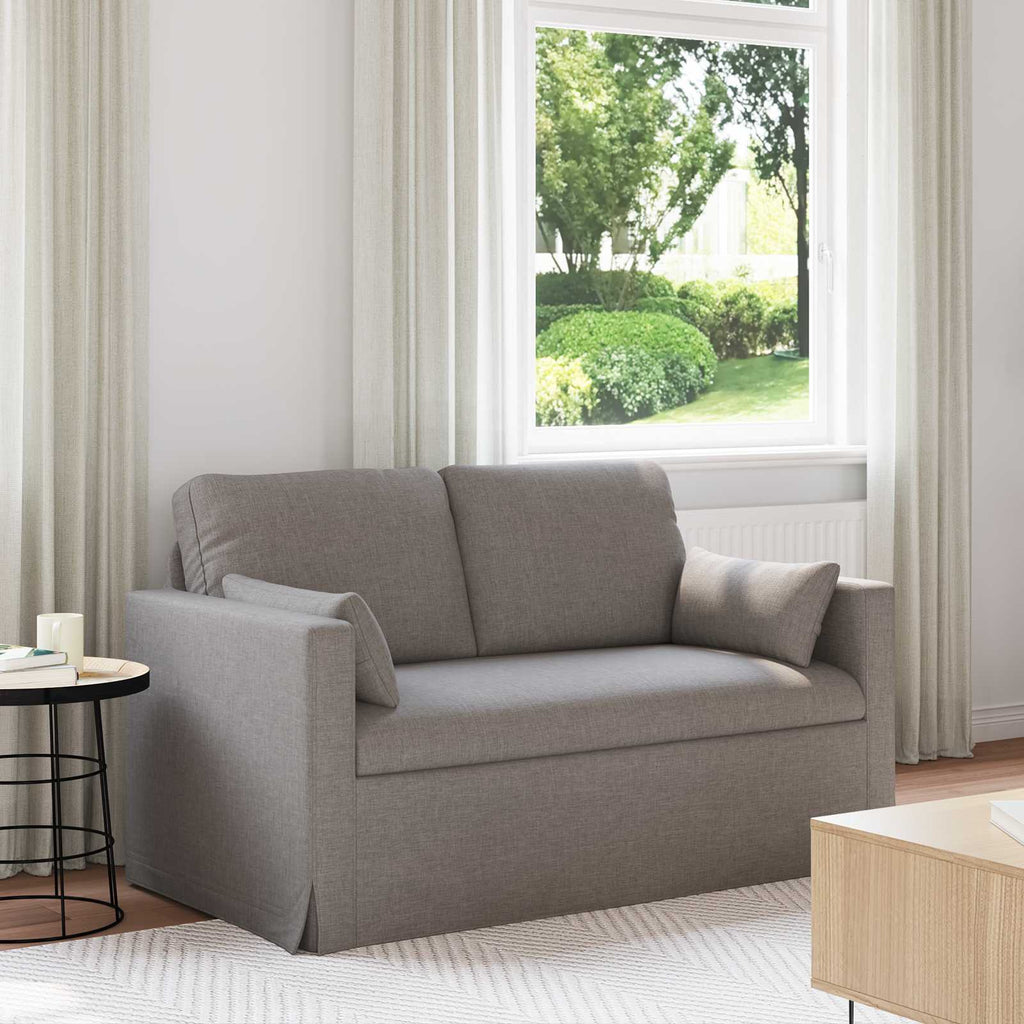Sofa Taupe 139 x 78 x 80 cm Stoff