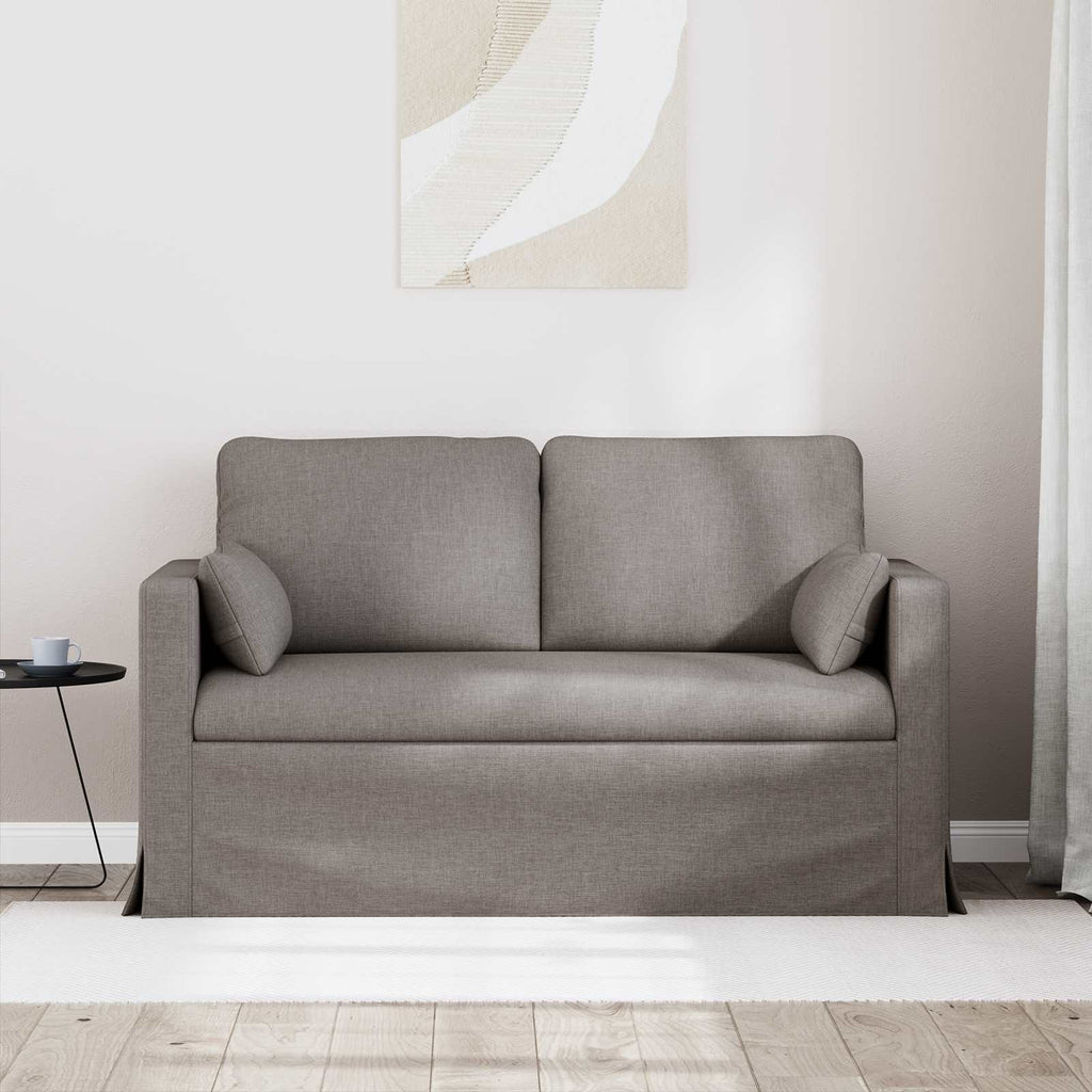 Sofa Taupe 139 x 78 x 80 cm Stoff