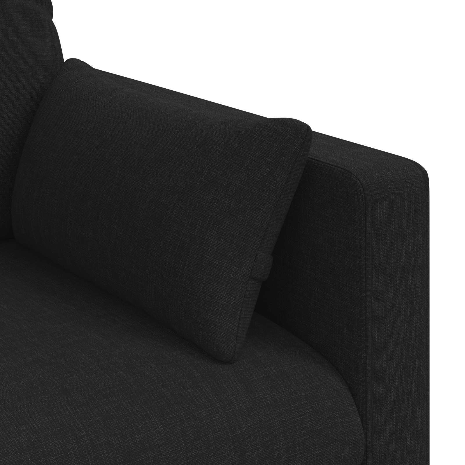 Sofa Schwarz 158 x 78 x 80 cm Stoff