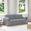 Sofa Hellgrau 78 x 78 x 80 cm Stoff