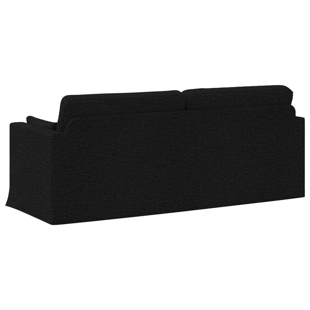 Sofa Schwarz 198 x 78 x 80 cm Stoff