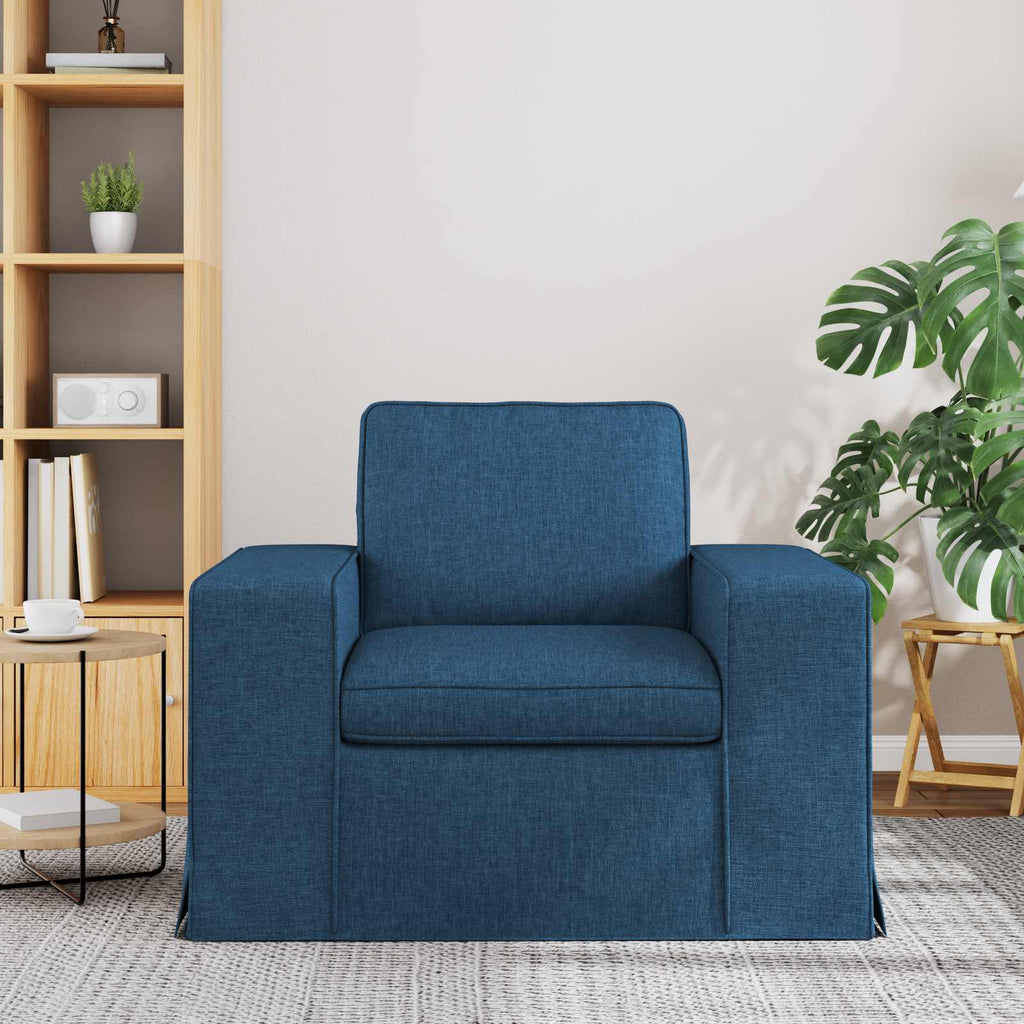 Sofa Blau 103 x 80 x 82 cm Stoff