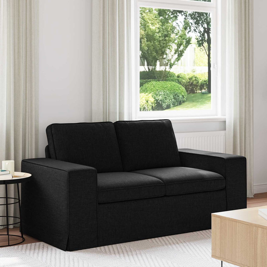 Sofa Schwarz 162 x 80 x 82 cm Stoff