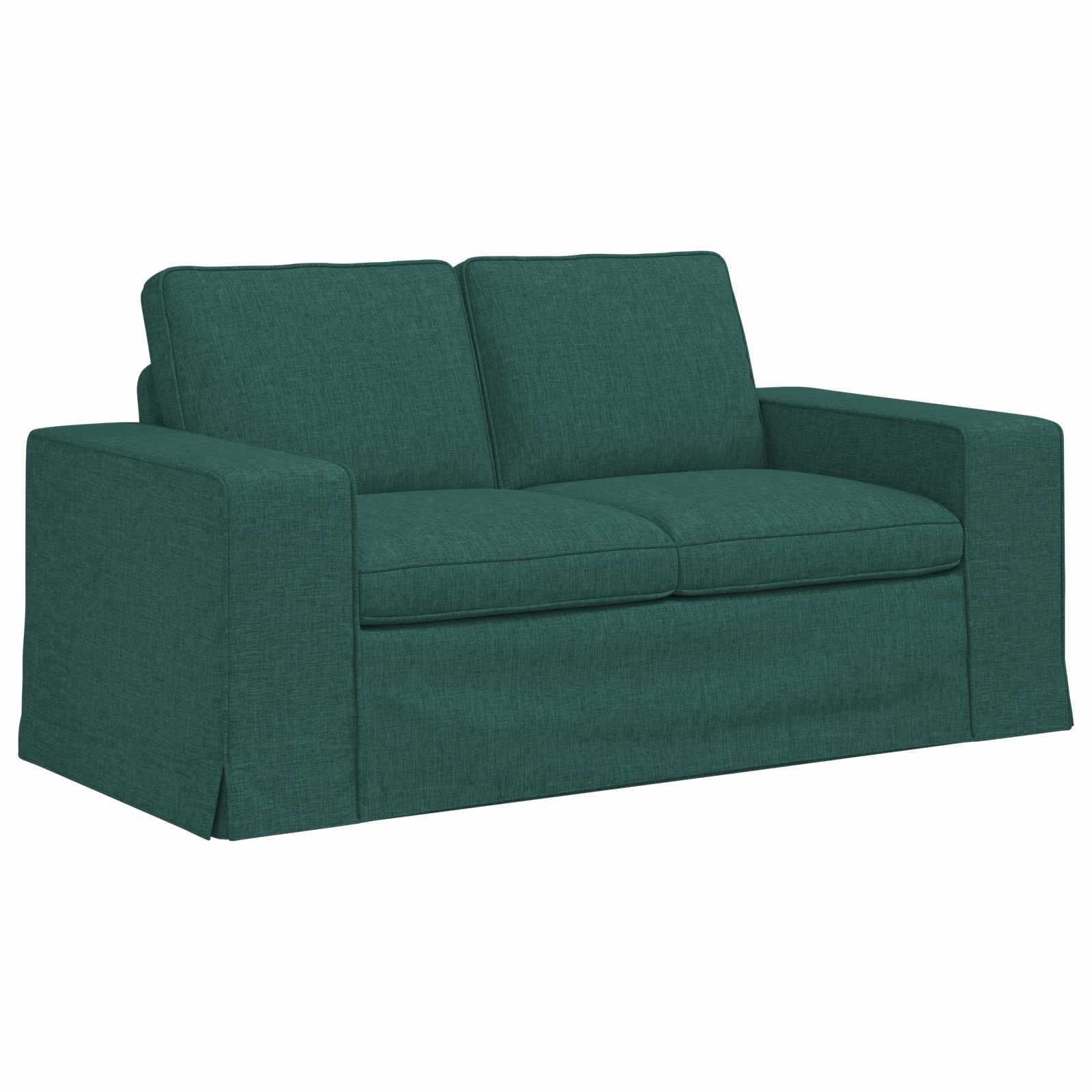 Sofa Dunkelgrün 162 x 80 x 82 cm Stoff