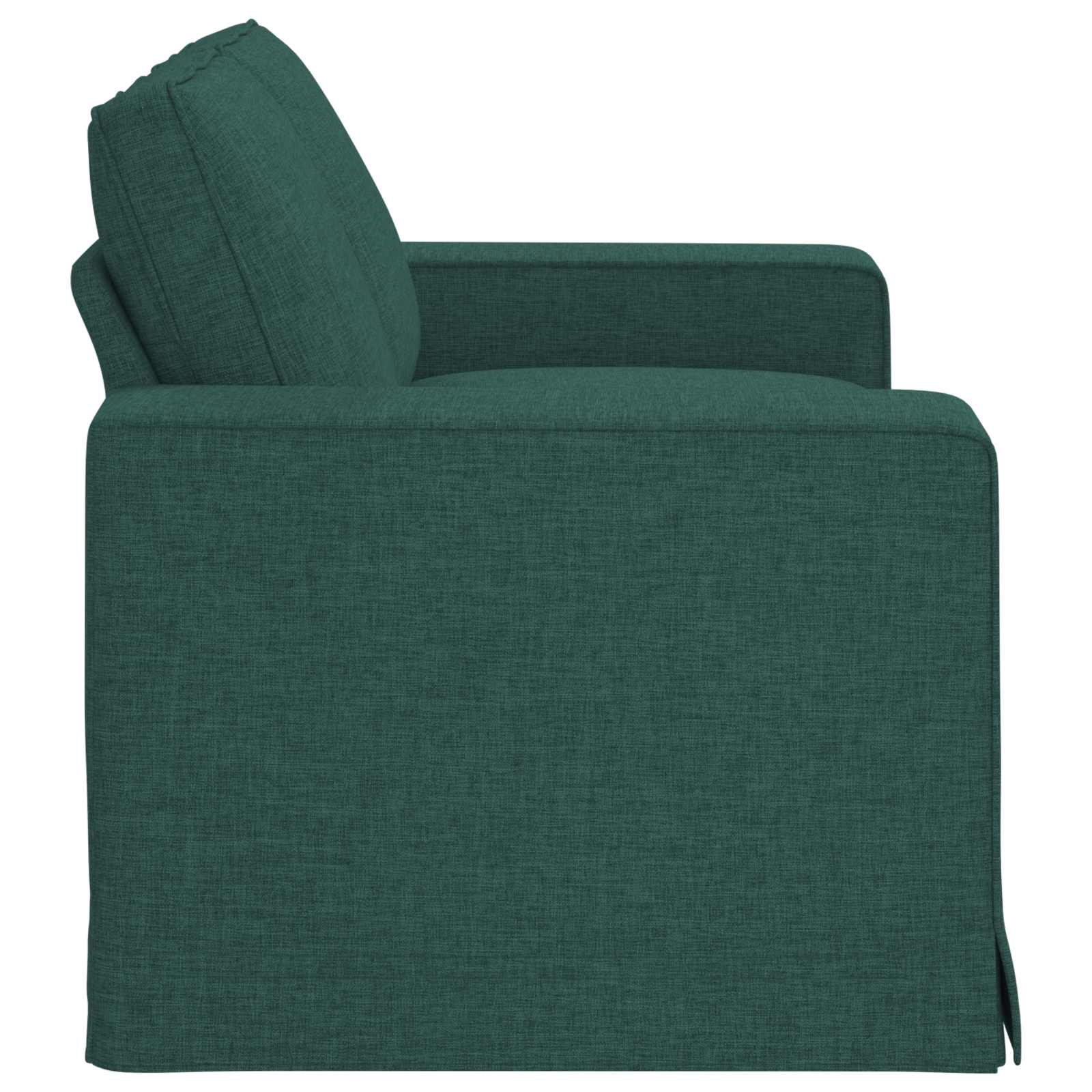 Sofa Dunkelgrün 162 x 80 x 82 cm Stoff