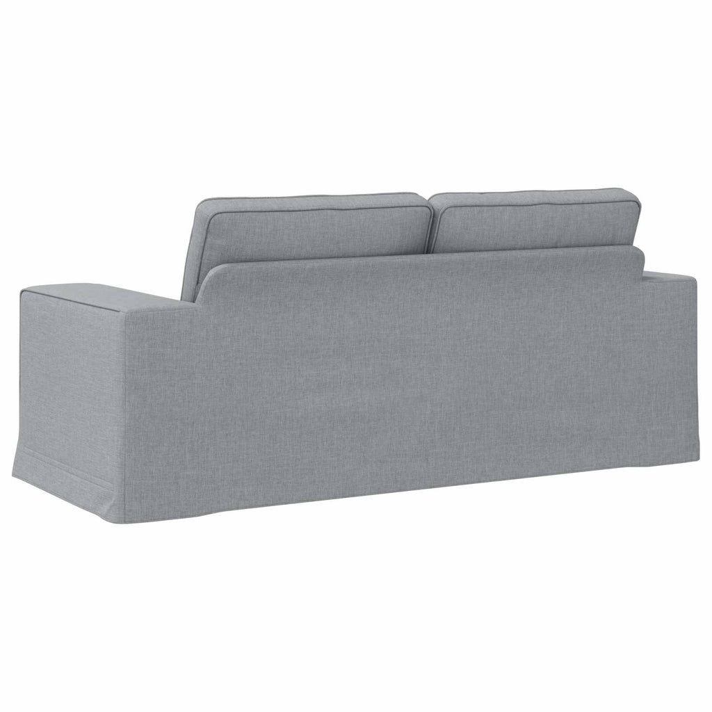 Sofa Hellgrau 182 x 80 x 82 cm Stoff