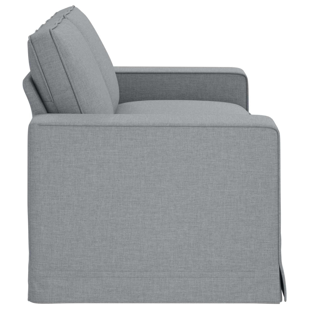 Sofa Hellgrau 182 x 80 x 82 cm Stoff
