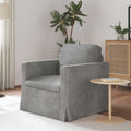 Sofa Hellgrau 78 x 78 x 80 cm Samt