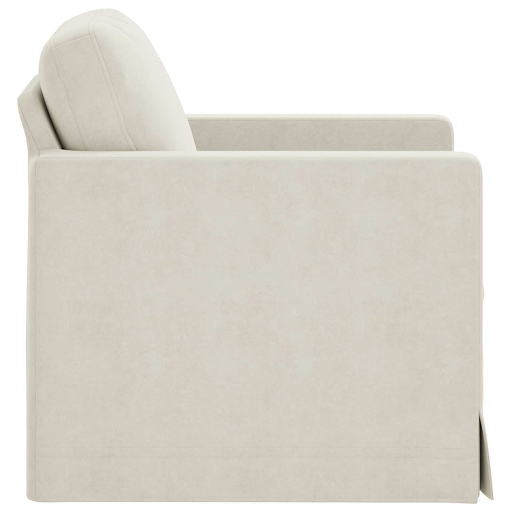 Sofa Creme 78 x 78 x 80 cm Samt